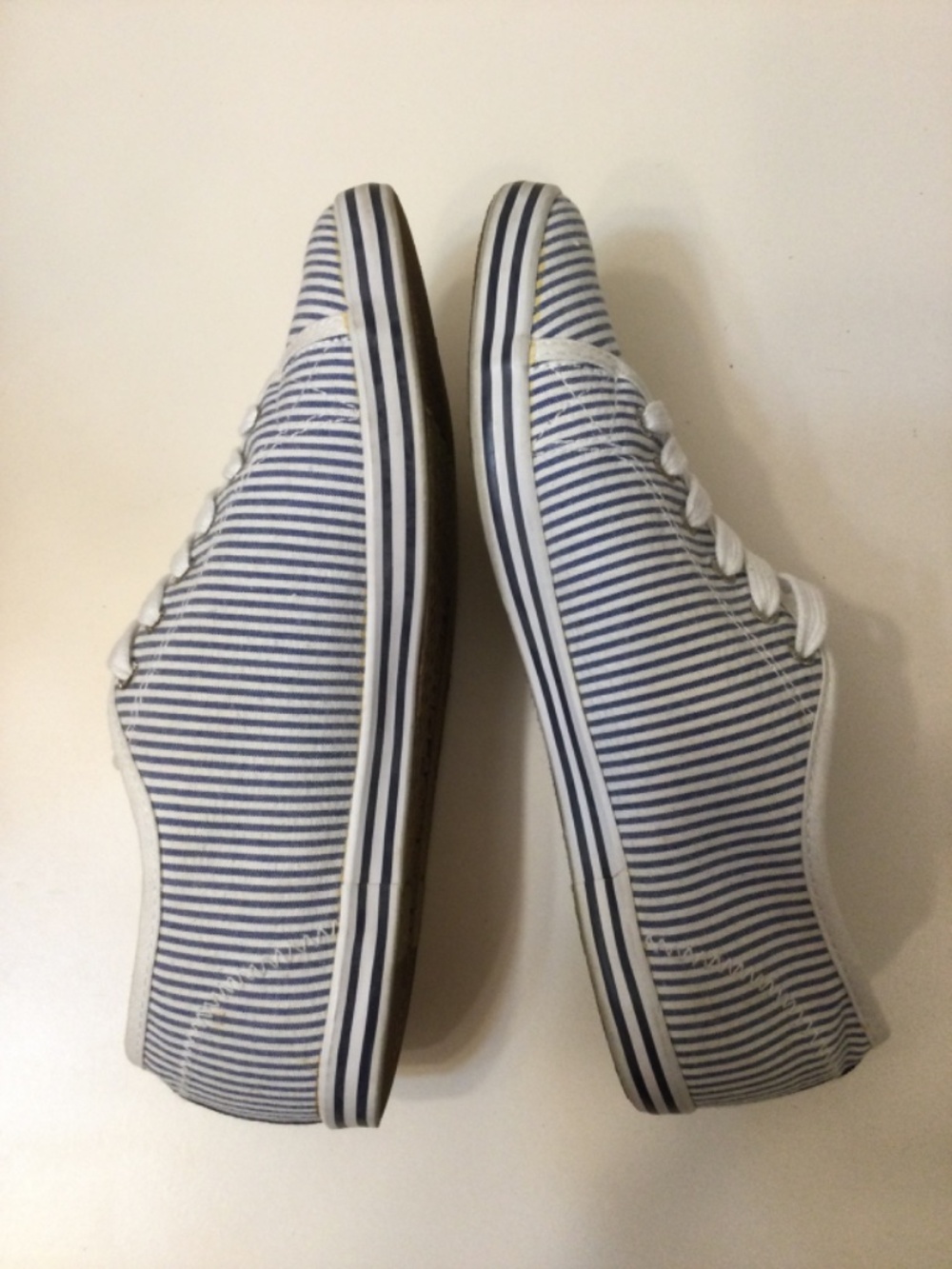 Nautica Lanyard Canvas Sneakers Women’s 7 US ( 38 EU) Blue White Striped Comfort - Picture 12 of 15